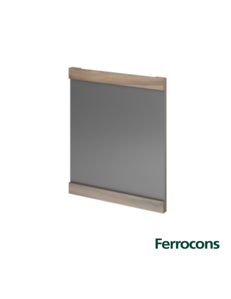 ESPEJO BUONA 60X70CM NOGAL