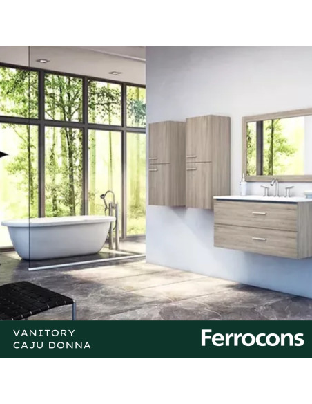 MUEBLE VANITORY COLGANTE 60CM DONNA CAJU BUONA