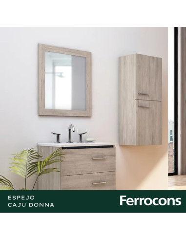 ESPEJO DONNA CAJÚ 60X70CM BUONA