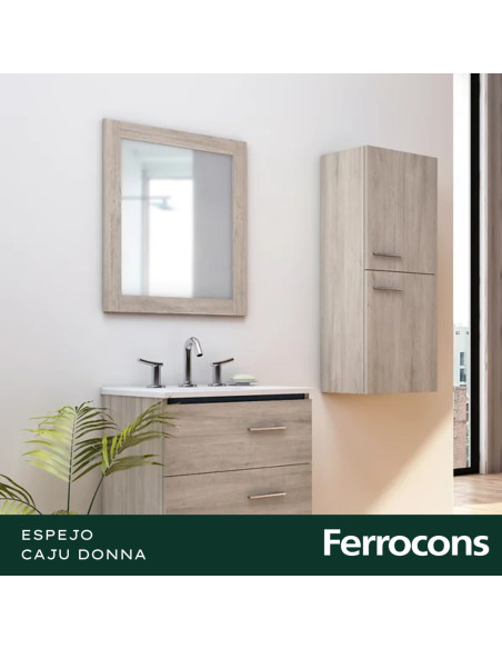 ESPEJO DONNA CAJÚ 60X70CM BUONA