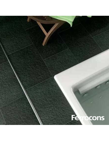 CERÁMICO CORTINES PIEDRA BASALTO ACERO 35X60 /M2