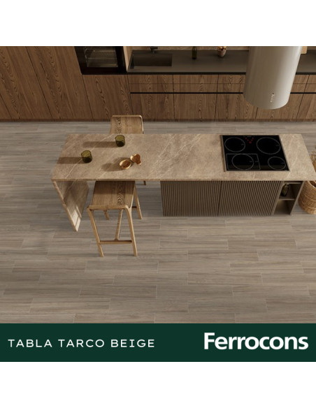 PORCELANATO VITE TABLA TARCO BEIGE 20X80 NAT.