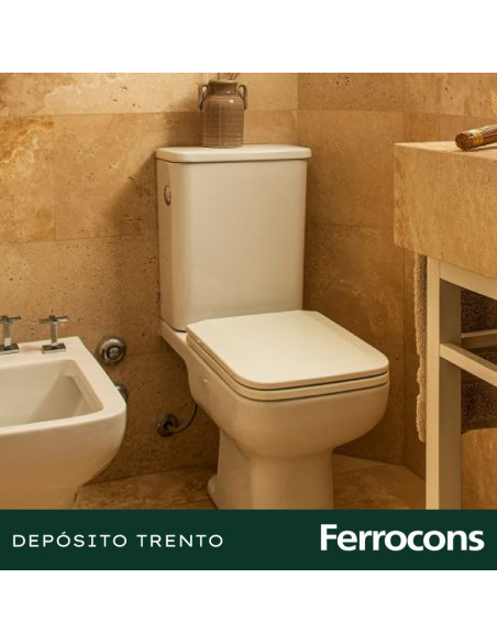 FERRUM TRENTO DEPOSITO DUAL BLANCO-DEW6F
