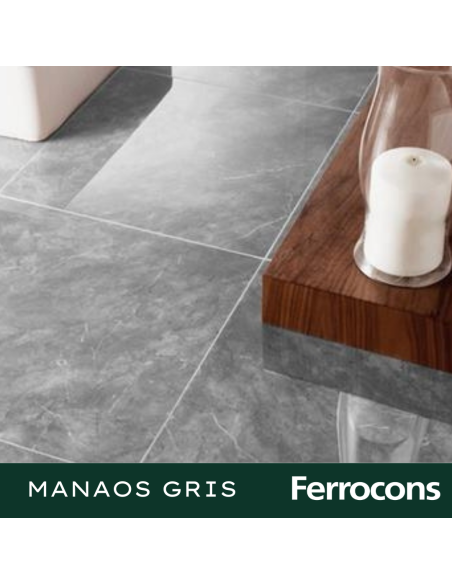 CERRO NEGRO 1RA. MANAOS GRIS 38X38