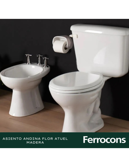 ASIENTO MAD ANDI/FLOR/ATUEL BCO.HPLAS