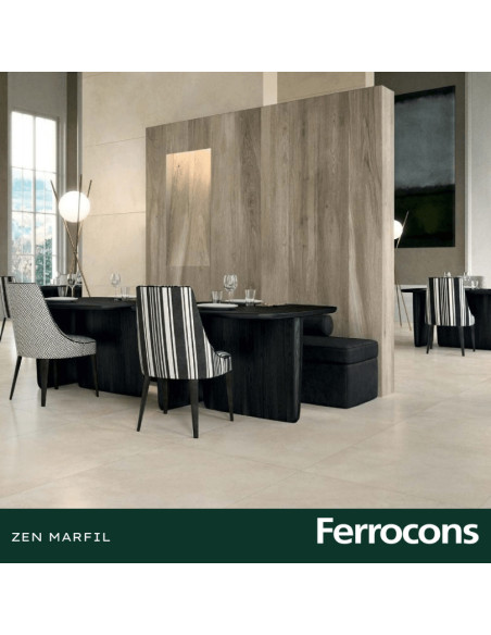 SEGUNDA CERRO NEGRO  ZEN MARFIL 60X60 X M2