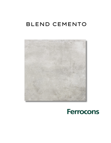 PORCELANATO BLEND CEMENTO 58X58 M2 CERRO NEGRO