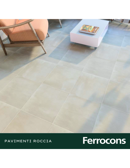 CERÁMICO PAVIMENTI ROCCIA 50X50 /M2 - CORTINES