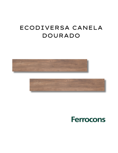 PORTOBELLO ECODIVERSA CANELA DOURADO 20x120