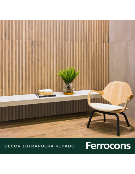PORTOBELLO DECOR IBIRAPUERA RIPADO 30X90 MATT RET