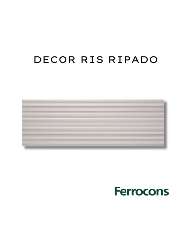 PORTOBELLO DECOR RIS RIPADO 30X90 MATT RET