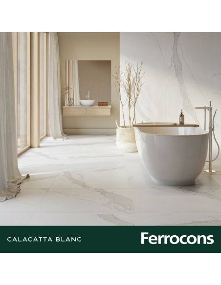 PORTOBELLO CALACATTA BLANC 90X90 NAT RET