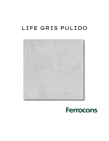 CCN SEGUNDA LIFE GRIS PULRECT 58X58 M2