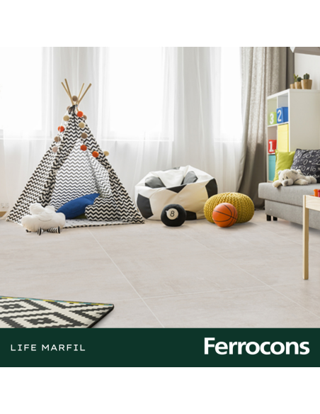 CCN LIFE MARFIL NAT  61X61 R M2 - PORC RECT