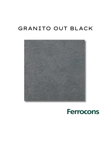 CCN GRANITO OUT BLACK  61X61 R M2 - PORC RECT