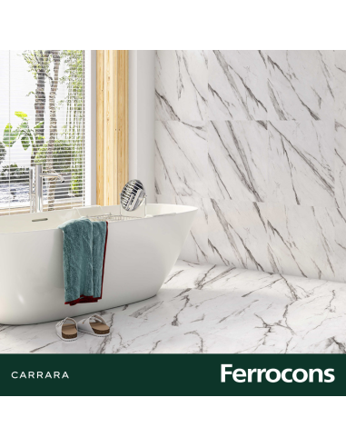 CAÑUELAS MARMOL CARRARA 61.5X61.5 - RECT