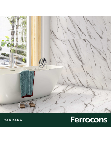 CAÑUELAS MARMOL CARRARA 61.5X61.5 - RECT