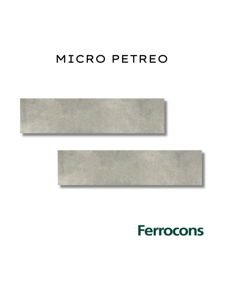 CCN PORC.RECT.MICRO PETREO 40X160 /M2