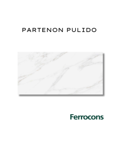 PORCELLANATO PARTENON 58X117 - CERRO NEGRO