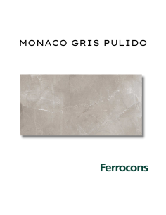 PORCELLANATO MONACO GRIS 58X117 - CERAMICA CERRO NEGRO