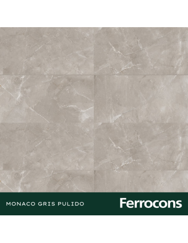 CCN PORC.RECT.PUL. MONACO GRIS 58X117