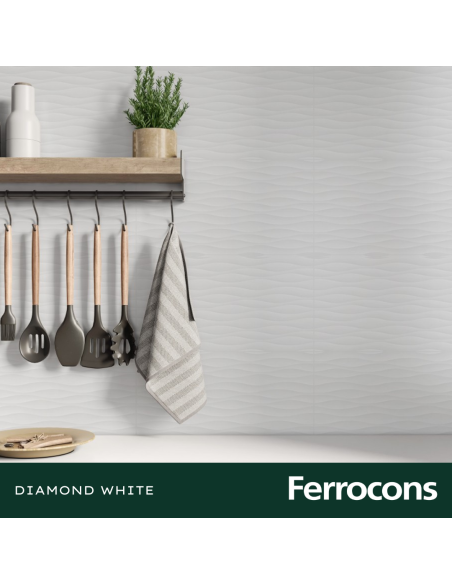 TENDENZA DIAMOND WHITE REC 30X62  M2