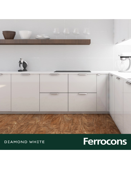 TENDENZA DIAMOND WHITE REC 30X62  M2