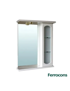 BOTIQUIN 8022 RECT.SOBRE MESADA 1 MOD.REPISA+LUZ 55X70...