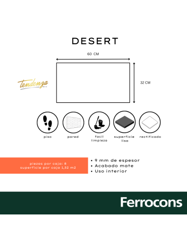 -BF-TENDENZA DESERT REC  32X60 M2