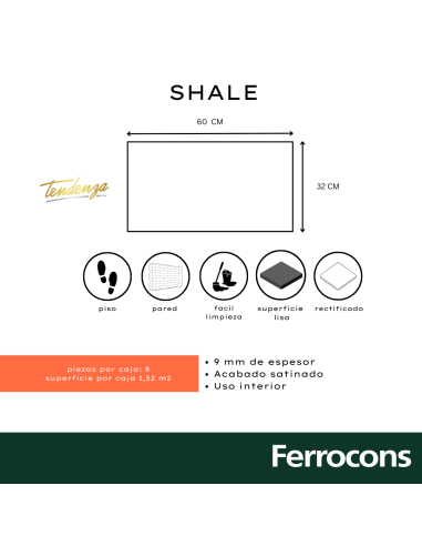 -BF-TENDENZA SHALE REC  32X60 M2