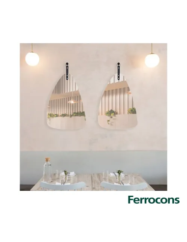 ESPEJO REFLEJAR LOVE RIO NEGRO 45X66 ESP03.19