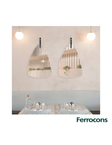 ESPEJO REFLEJAR LOVE RIO NEGRO 45X66 ESP03.19