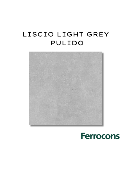 VITE LISCIO LIGHT GREY PUL 60X60 PORC REC