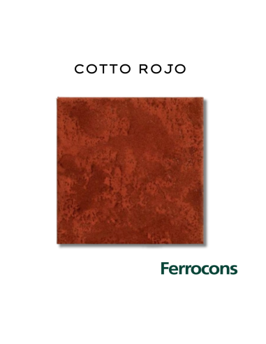 CORTINES COTTO ROJO  45X45X M2