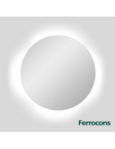 ESPEJO REFLEJAR  SOL 67 C/ LUZ LED DIAM.67 ESP29.06