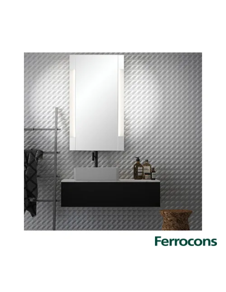 ESPEJO REFLEJAR  MAKI 60X80 C/ LUZ LED 60X80 ESP29.03