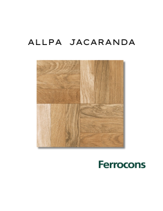ALBERDI ALLPA  JACARANDA 46X46