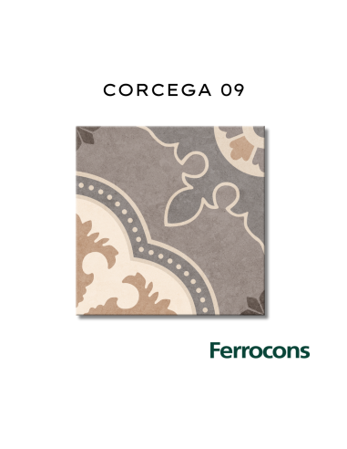 COLORES SOLIDOS DECORADO CORCEGA 09S PISO-PARED 20X20
