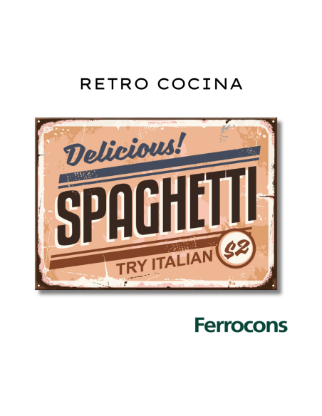 COLORES SOLIDOS PLACA DECORATIVA RETRO COCINA 25X35