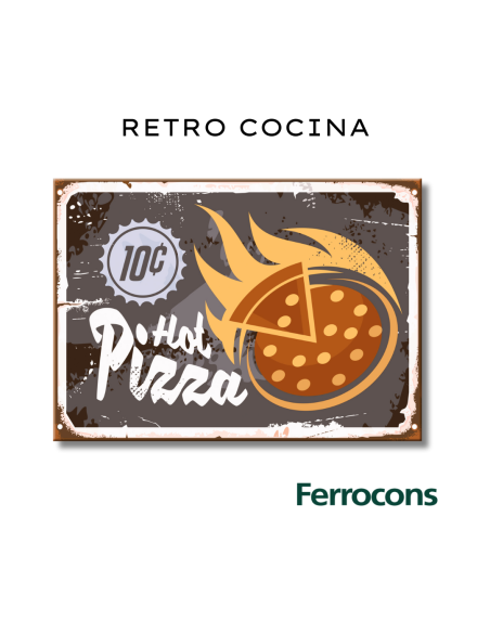 COLORES SOLIDOS PLACA DECORATIVA RETRO COCINA 25X35
