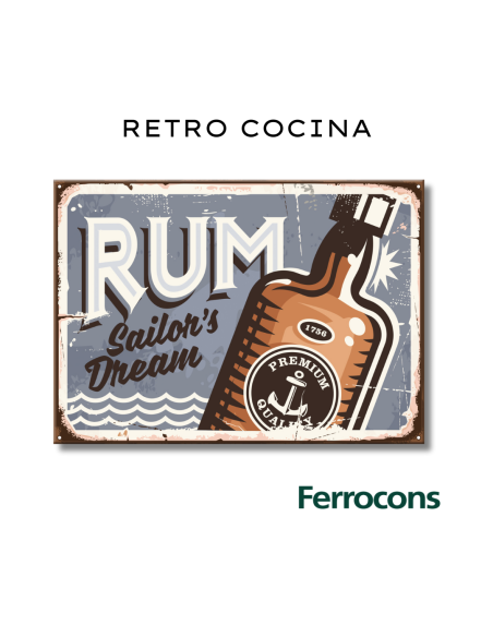 COLORES SOLIDOS PLACA DECORATIVA RETRO COCINA 25X35