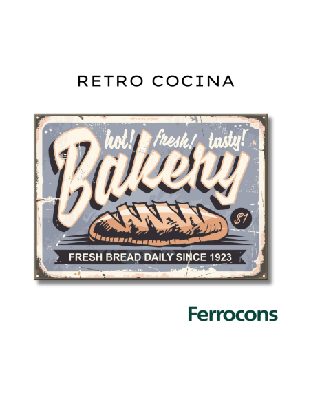 COLORES SOLIDOS PLACA DECORATIVA RETRO COCINA 25X35