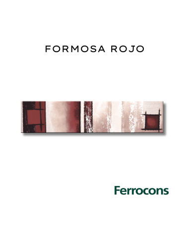 COLORES SOLIDOS GUARDA FORMOSA ROJO 5.5X25