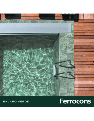 CERAMICA PILETA BAVARO VERDE 20X20