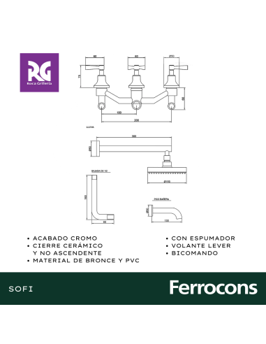 ROCA SOFI LEVER BANERA C TRANSF CC CR