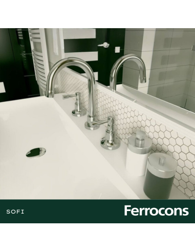 ROCA SOFI LEVER LAVATORIO CC CR