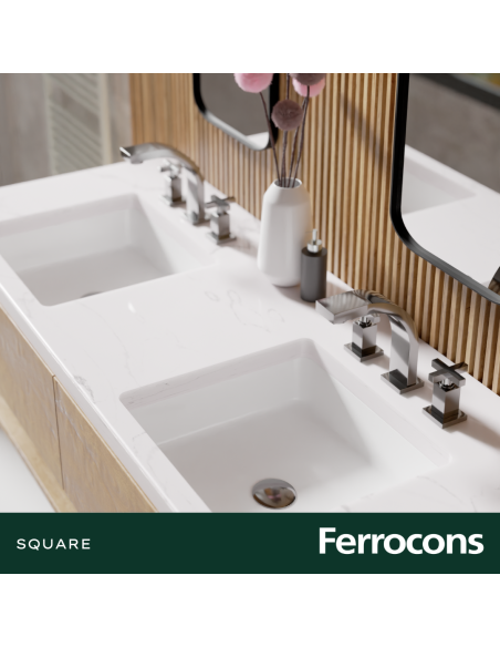 GRIFERIA ROCA LAVATORIO SQUARE