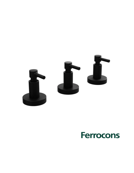 ROCA EUNICE BLACK BIDET C TRANSF  LEVER