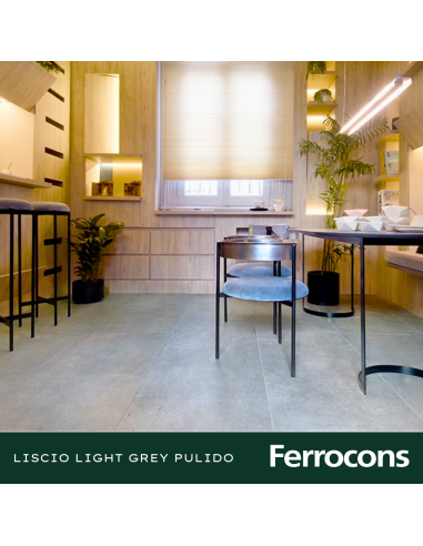 VITE LISCIO LIGHT GREY PUL 60X60 PORC REC