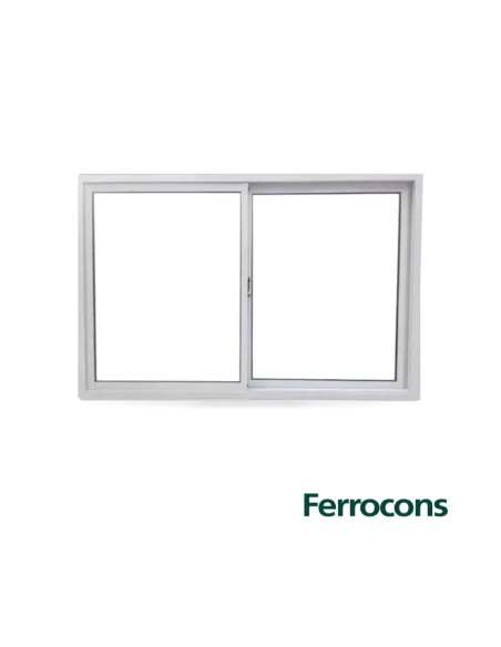 VENTANA CORREDIZA C/VIDRIO 150X110CM